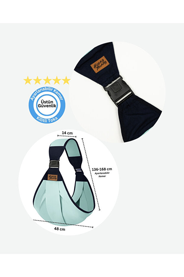 Sling  Kanguru Taşıyıcı Su Yeşili